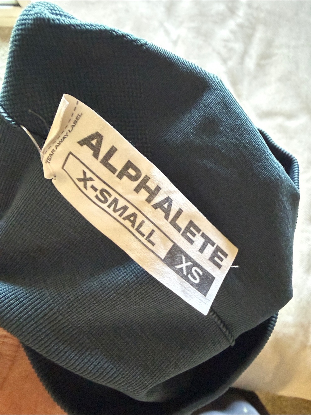 Alphalete Teal High-Rise Scrunch-Back Bike Shorts - Picture 4 of 4